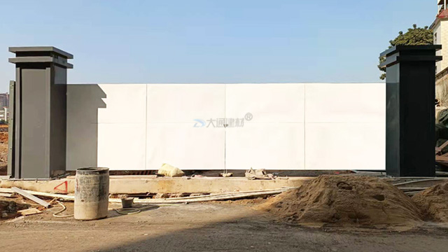 鋼結(jié)構(gòu)烤漆工地雙開門 建筑工地大門 可定制化生產(chǎn)-工地大門-深圳市大通建材有限公司鋼圍擋生產(chǎn)定制廠家