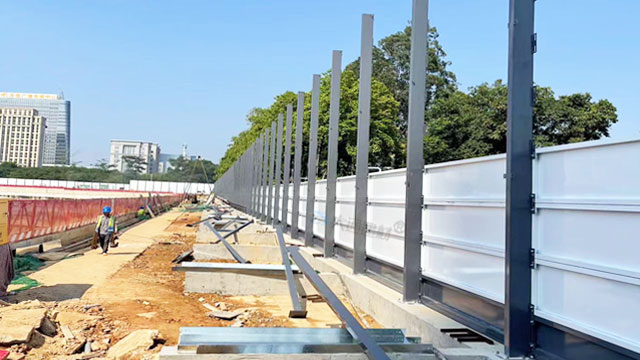 A類裝配式圍擋-鋼結構全龍骨定制加高款 深圳項目工程圍擋-A/B/C類圍擋-深圳市大通建材有限公司鋼圍擋生產定制廠家