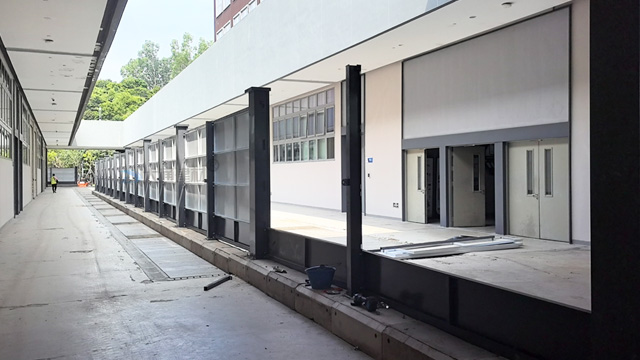 A型鋼結(jié)構(gòu)圍擋-深圳項(xiàng)目工程圍擋工程案例<