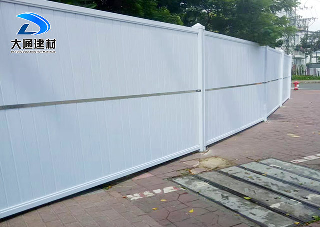深圳市龍崗區布瀾路 PVC圍擋 道路施工圍擋安裝-PVC圍擋-深圳市大通建材有限公司鋼圍擋生產定制廠家