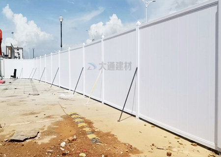高質量平面墻PVC圍擋-深圳工程案例-PVC圍擋-深圳市大通建材有限公司鋼圍擋生產定制廠家