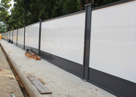 A類烤漆鋼圍擋-深圳建筑工地圍擋工程-A/B/C類圍擋-深圳市大通建材有限公司鋼圍擋生產定制廠家